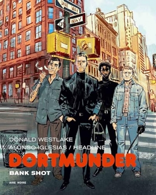 Dortmunder - Bank Shot (jaquette et planches en bichromie)