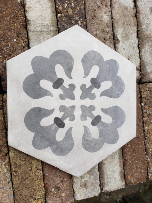 Carreaux hexagonaux Marco corona giglio lys