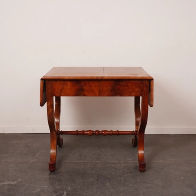 Table à ouvrage à abattants Style Louis Philippe en acajou