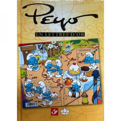 Peyo en lettres d'Or