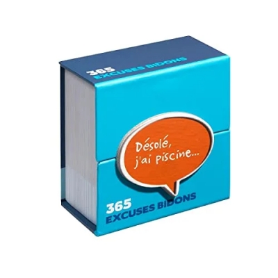 Mini calendrier - 365 Excuses Bidon