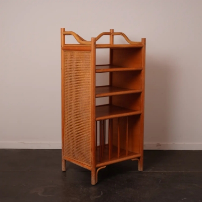 Etagère en bois/cannage vintage