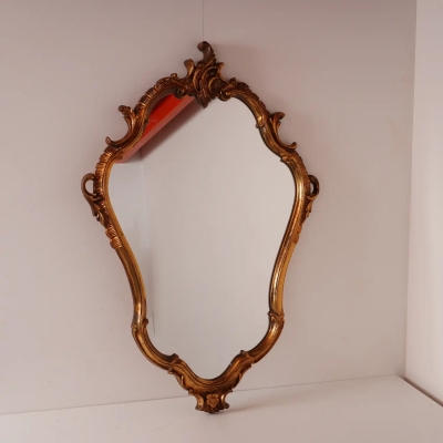 Miroir baroque bois doré