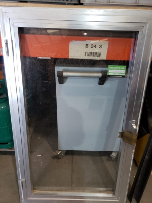Ch&acirc;ssis en alu simple vitrage