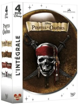 Pirates des Cara&iuml;bes - Coffret 4 DVD (Sous Blister)