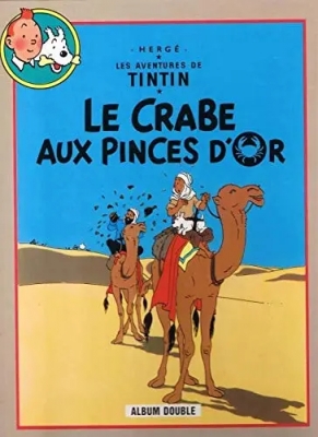Les aventures de Tintin - tome 4 -Le crabe aux pinces d'or / Tintin au pays de l'or noir (double album)
