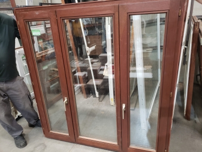 Ch&acirc;ssis en bois double vitrage