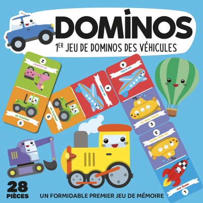 DOMINOS - 1er jeu de dominos des v&eacute;hicules