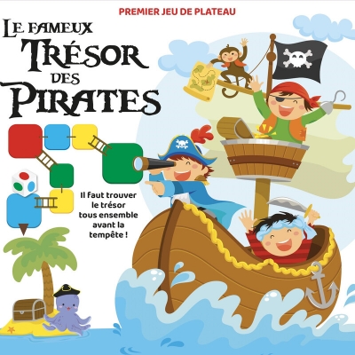 Premier jeu de plateau - Le fameux tr&eacute;sor des pirates