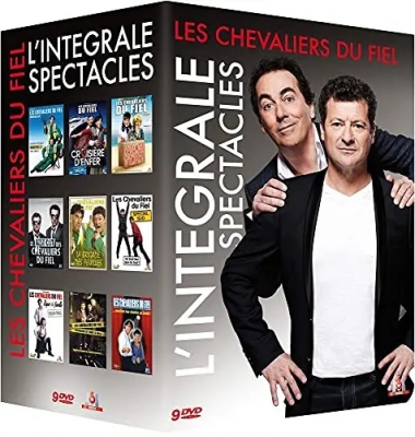 Les Chevaliers du Fiel - L'int&eacute;grale spectacles - Coffret 9 DVD (Sous Blister)