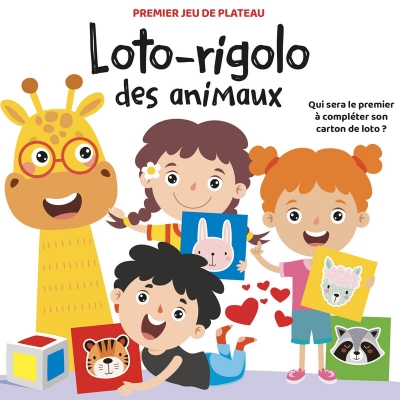 Premier jeu de plateau - Loto rigolo des animaux