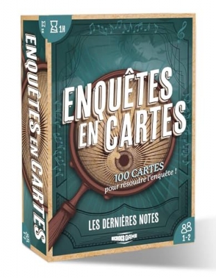Enqu&ecirc;tes en cartes - Les derni&egrave;res notes (sous blister)