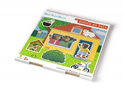 Petit Ours Brun - Mon premier puzzle en bois (sous blister)
