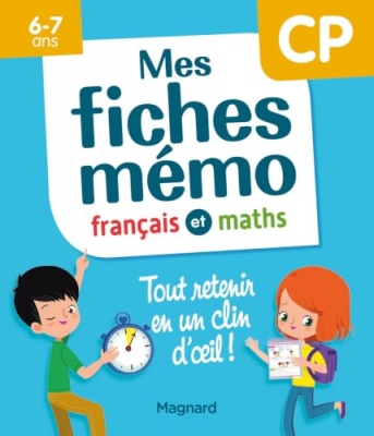 Mes fiches m&eacute;mo Fran&ccedil;ais et Maths CP - Une collection con&ccedil;ue par Lutin Bazar - Tout retenir en un clin d'oeil