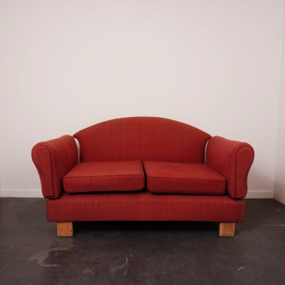 Banquette modulable en tissu vintage
