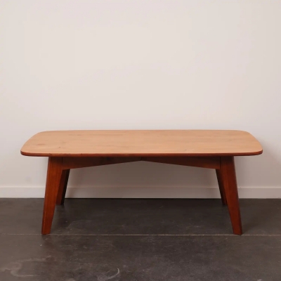 Table basse en bois/pin vintage