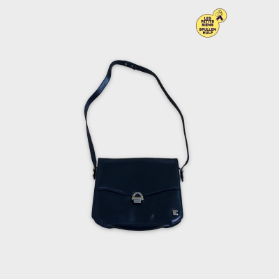 Sac bandoulière cuir noir élégant 🛒