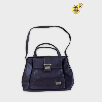 Sac à main en cuir marron vintage 👜