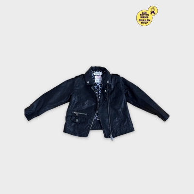 Veste en similicuir H&m 3 ans noire 🛒
