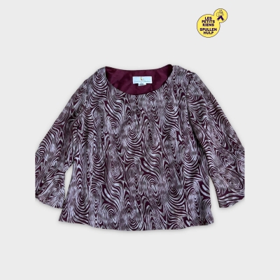 Chemisier Claude bauer imprimé tourbillons 🌀