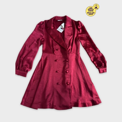 Robe blazer bordeaux 🛒