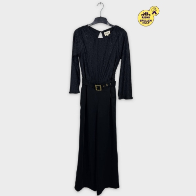 Robe Midi Plissée Noire Symbiose collection 🛒