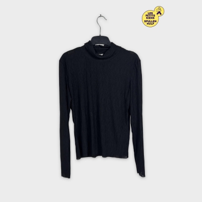T-shirt noir H&m à col roulé 🛒
