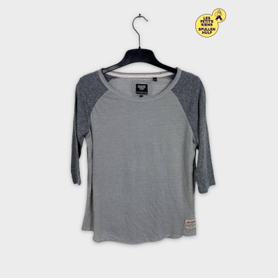 T-shirt manches longues America today gris chiné 🛒