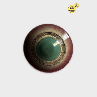 Bol décoratif en céramique 🥣 Bicolore