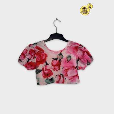 Top Shein à fleurs roses 🌸🌺