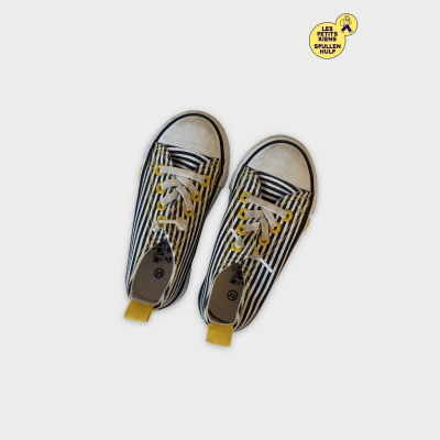 Baskets rayées Mini girls taille 25