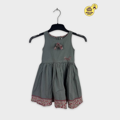 Robe Sergent major grise à motifs fleuris🌸