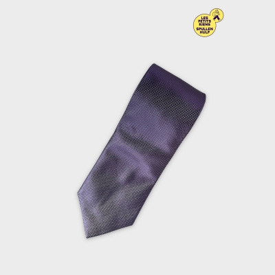 Cravate Sacoor violette à motifs discrets