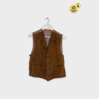Gilet daim marron L Bruno & Chardin 🛒