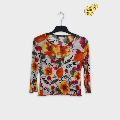 T-shirt transparent fleuri 🌸