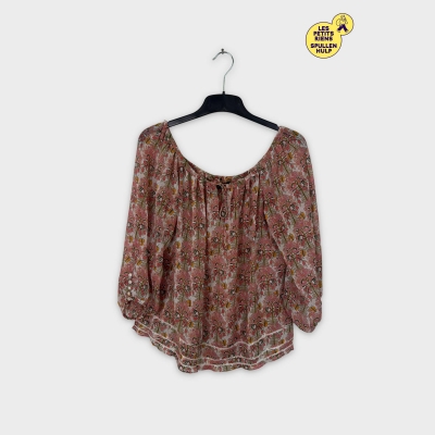 Blouse Zara Basic fleurie M