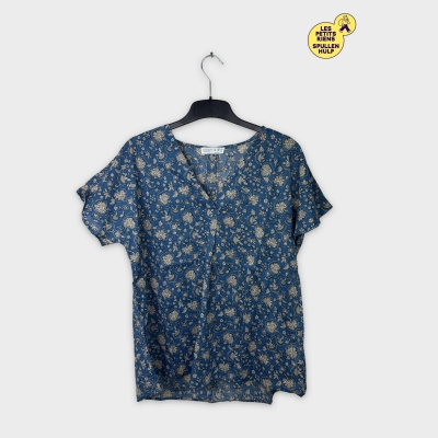 Chemisier Primark bleu à fleurs S 🌸🌼