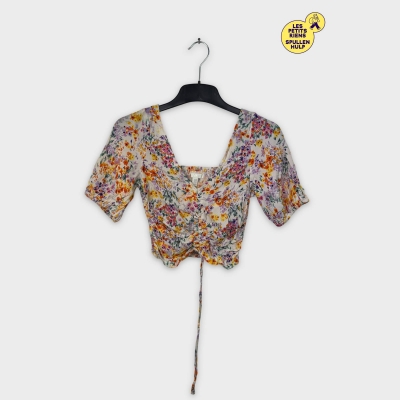 Chemisier H&m fleuri manches bouffantes XS 🌼🌸
