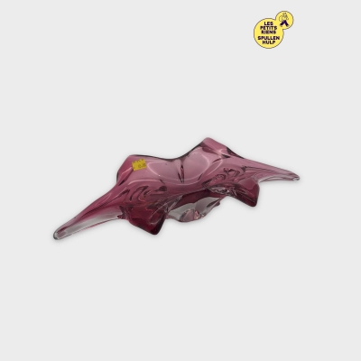 Vase décoratif en verre rose 🌸