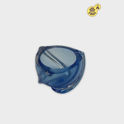 Vase en Verre Bleu Design 💎