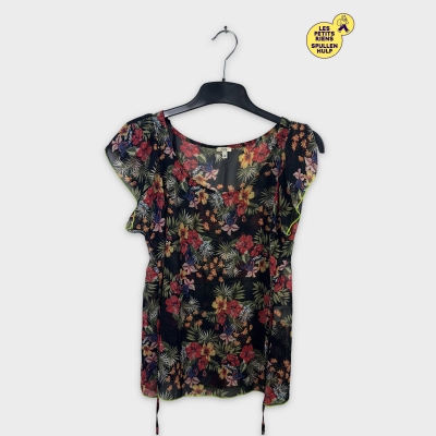 Chemisier Fleuri Transparent Ovs 🌺🌼