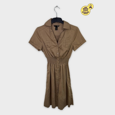 Robe chemise beige à poches H&m M 👚