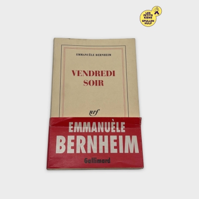 Gallimard Livre Vendredi Soir d'Emmanuele Bernheim 📚