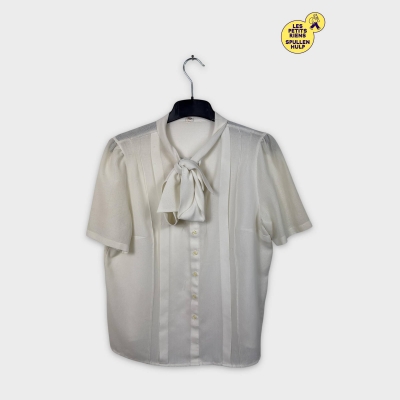 Chemisier Tru blanc à nouer XXL 👚