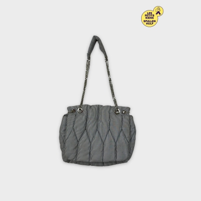 Sac à main Zara rayé bleu et blanc 👜