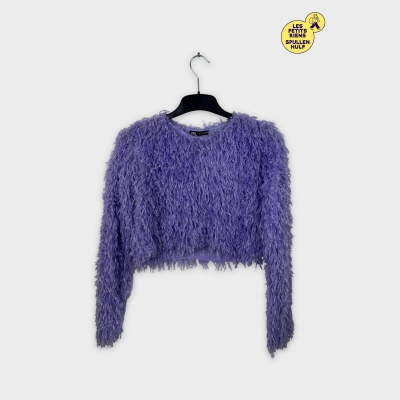 Pull duveteux violet Zara M 💜