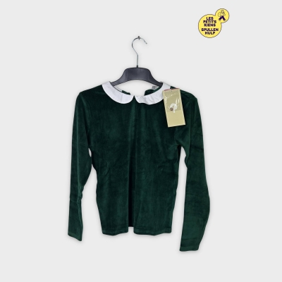 Sweat vert col claudine Buissonnière & Girls 14 ans 👧