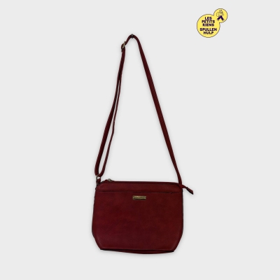 Sac à bandoulière rouge bordeaux Torrente