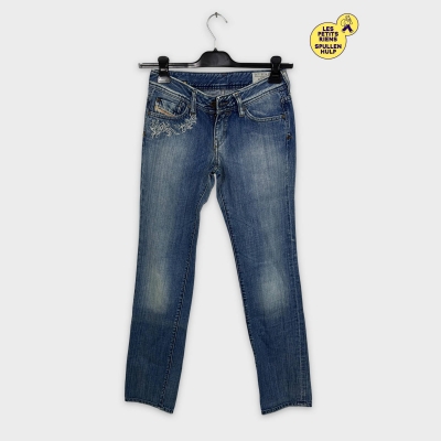 Jean Diesel Easee W25 L32 👖 Bleu Délavé Brodé