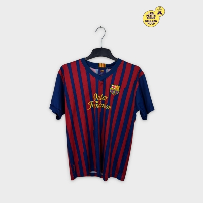 Maillot de foot Fc barcelone Xavi Rayures Bleu Rouge L